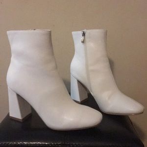 White Ankle Boots